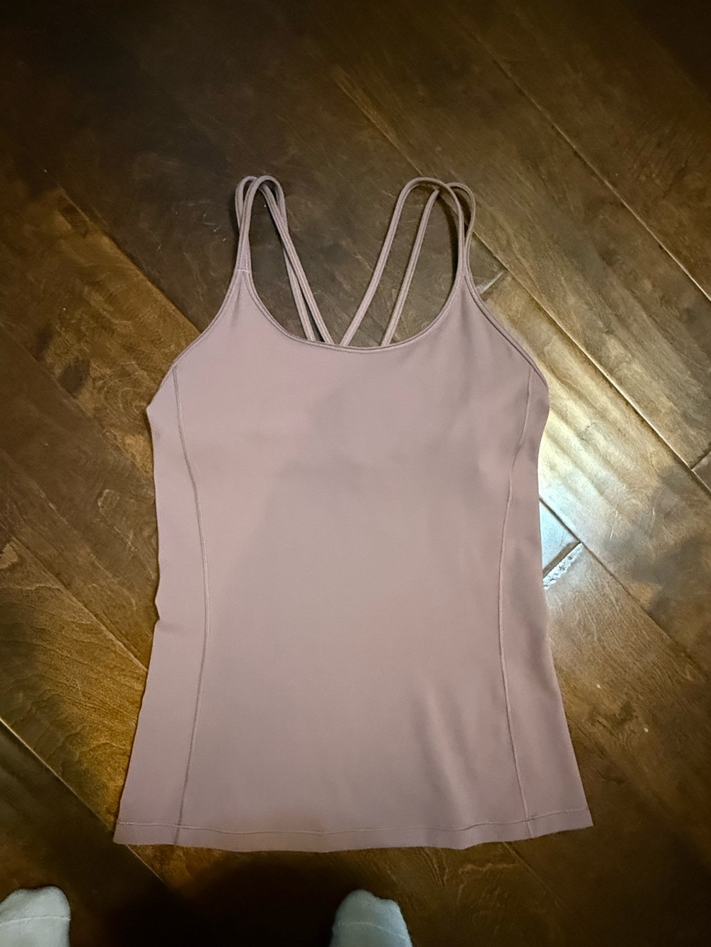 Lululemon Dusty Rose with bra tank